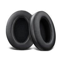 Náušníky pro sluchátka Audio Technica z kůže - Černé, ATH-M50X, M50XBT, M40X, M30X, M20X, M70X, MSR7