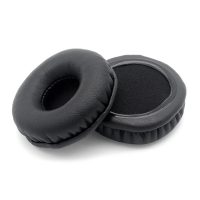 Náhradní náušníky pro sluchátka Sony MDR-XB550, XB550AP, XB450, XB450AP - Černé, kožené