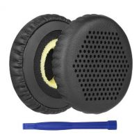 Náhradní náušníky pro sluchátka Edifier W570BT, W670BT, W675BT - Černé, kožené