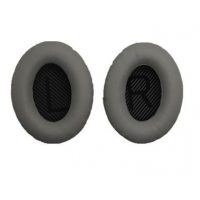 Náhradní kožené náušníky pro sluchátka Bose QuietComfort 35, 35 II a 45 - Šedé