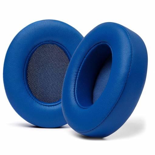 Foto - Náhradní náušníky pro sluchátka Beats Studio 2.0 a 3.0 - Modré, kožené