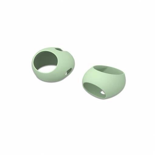 Foto - Náhradní silikonové ušní krytky pro sluchátka Apple AirPods 3 - Zelené