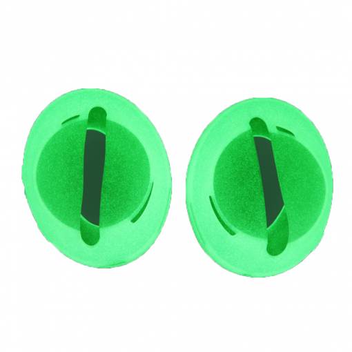Foto - Návleky na náušníky pro sluchátka Bose 700 a NC700 - Fluorescentní zelené, silikonové
