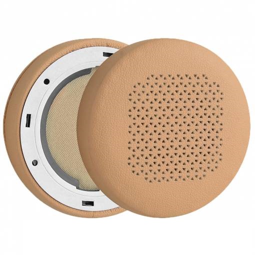 Foto - Náhradní náušníky pro sluchátka JBL Duet Bluetooth - Khaki, kožené